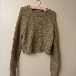 American Eagle Outfitters Brown Super Soft Crew Neck Sweater